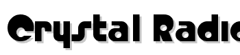Crystal-Radio-Kit font